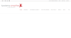 Desktop Screenshot of lipedema-simplified.org